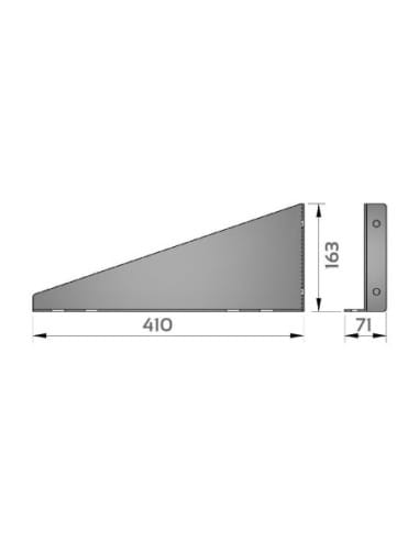 Soporte depósito 30L con aleta - vista 2