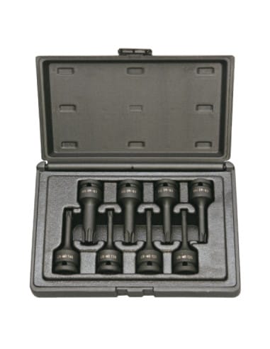 Juego de 8 vasos punta torx | herramientas