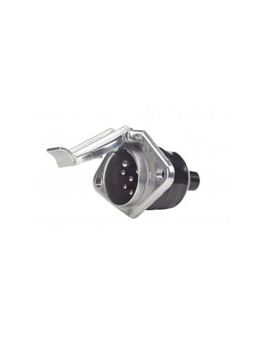 Toma de aluminio de 24V tipo N | cables-y-enchufes