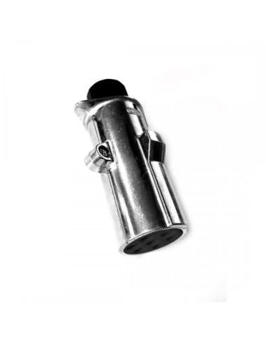 Clavija aluminio 7 pin 24 V | cables-y-enchufes