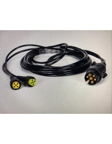 Cable de 2X5 Bytes con conector de 7 Pymes y 7,5 m. | cables-y-enchufes