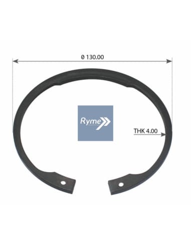 Circlip buje BPW 128mm - Imagen del producto